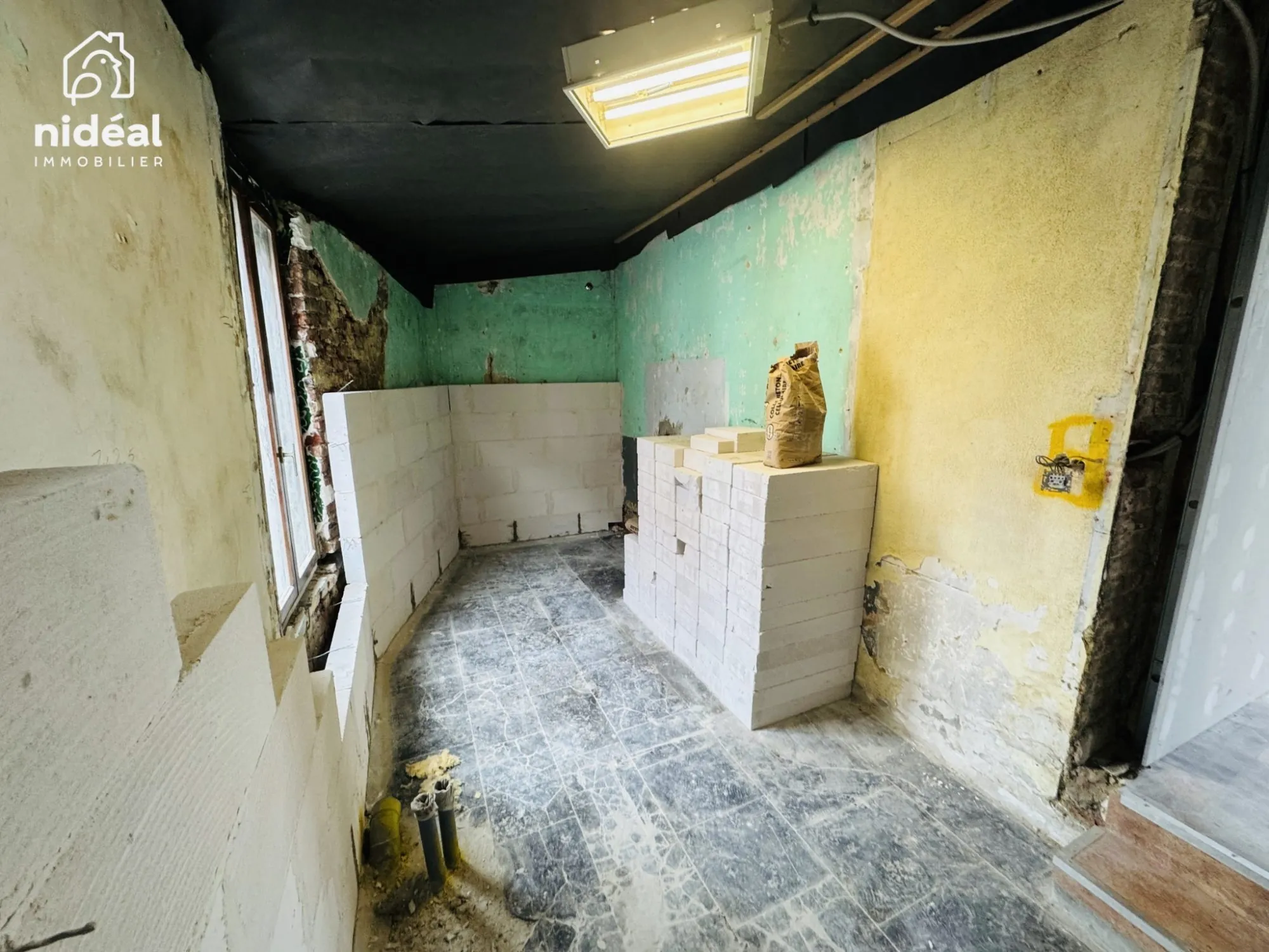 Maison à vendre à Marpent proche de la frontière belge avec grand potentiel de rénovation 