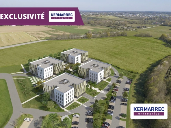 Bureaux neufs 'GREENZ' à Rennes – Espaces modulables en intra-rocade