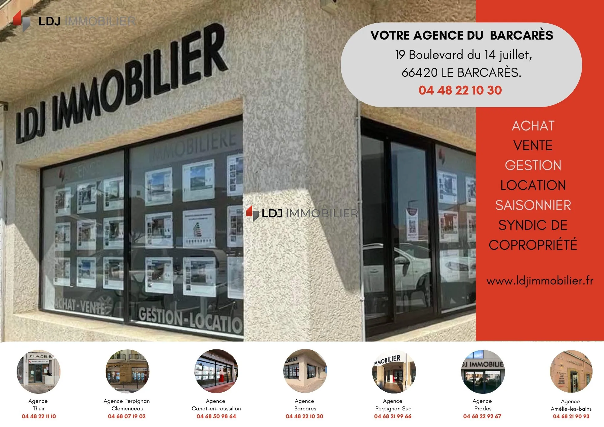 Studio cabine face mer au Barcarès - 27 m² avec loggia et accès plage 