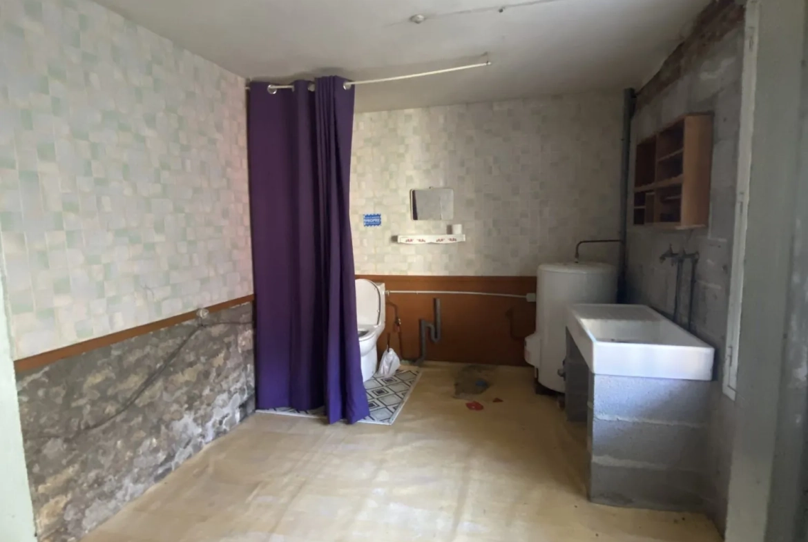 Maison à rénover avec dépendance et grand terrain à Mézidon-Canon 