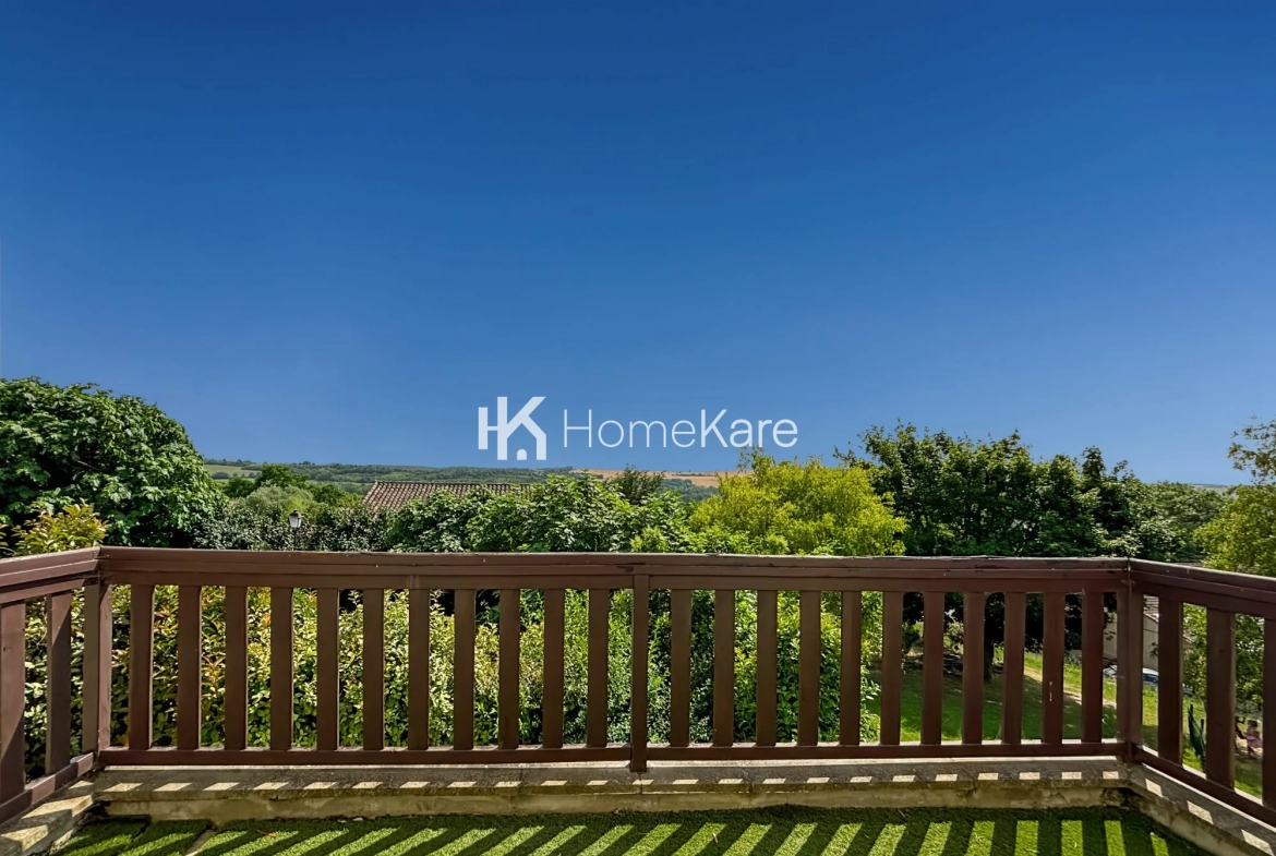 Appartement T4 lumineux de 96 m² avec terrasse à Avignonet-Lauragais 
