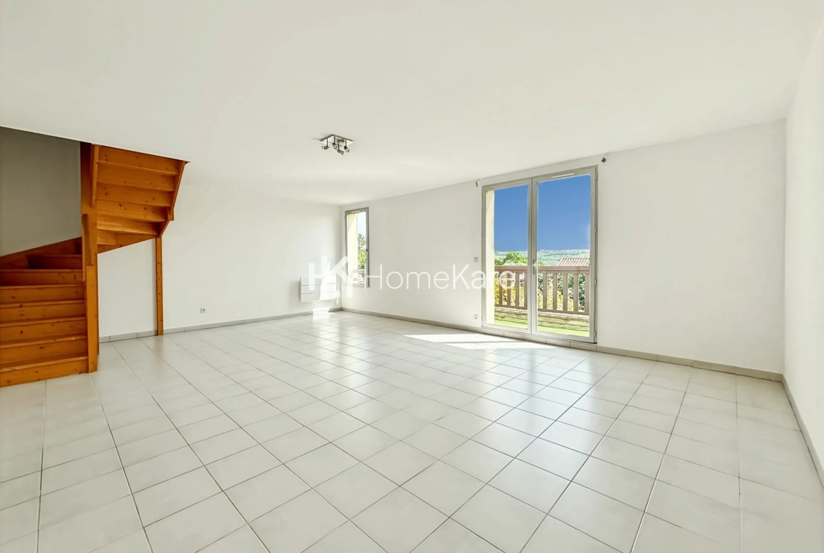 Appartement T4 lumineux de 96 m² avec terrasse à Avignonet-Lauragais 