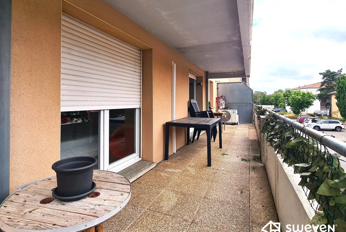 Appartement T3 lumineux de 74 m² avec terrasse à Frouzins 