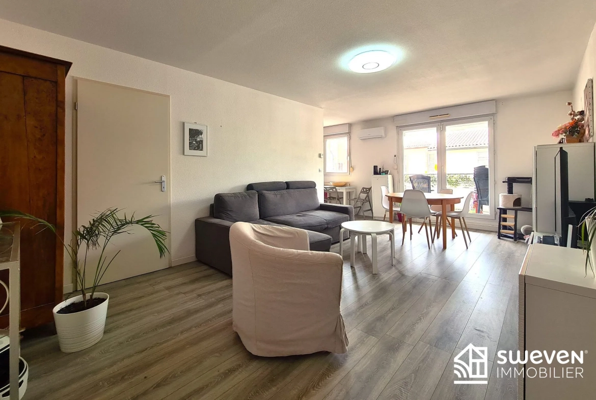 Appartement T3 lumineux de 74 m² avec terrasse à Frouzins 