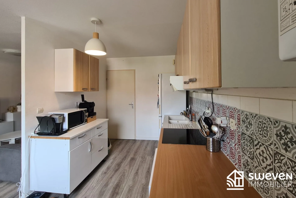 Appartement T3 lumineux de 74 m² avec terrasse à Frouzins 