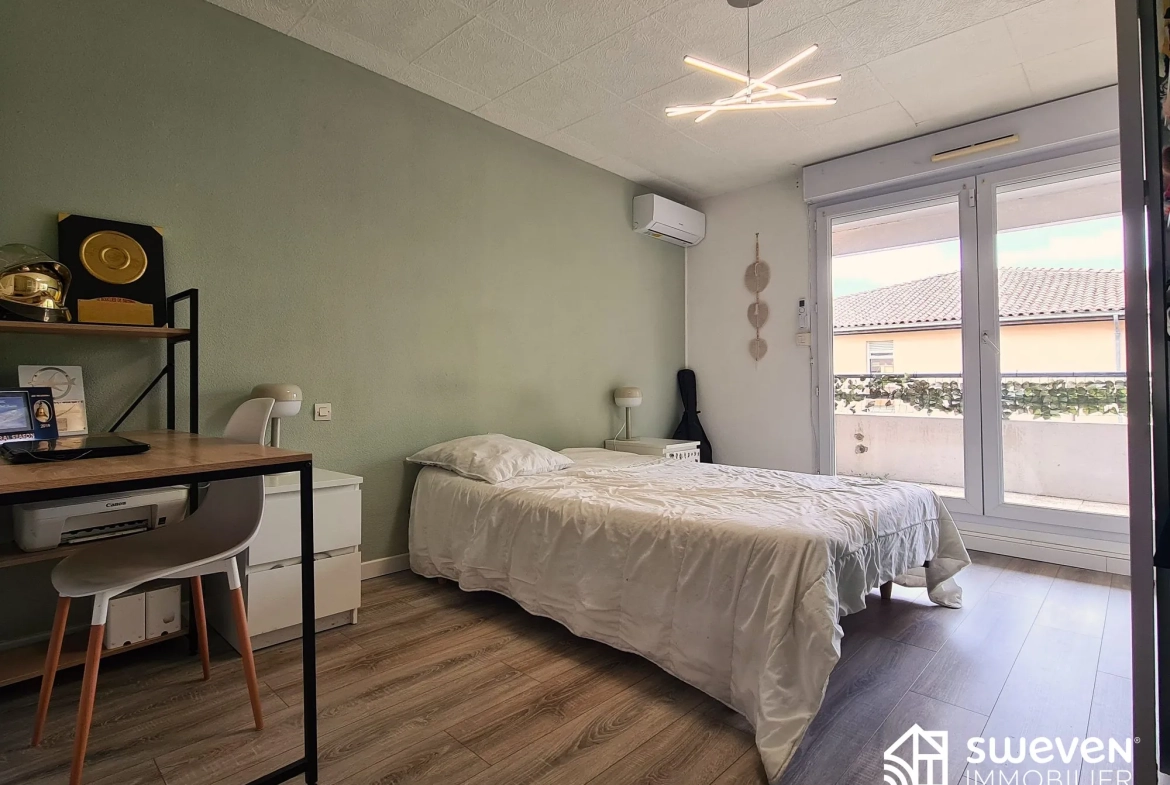Appartement T3 lumineux de 74 m² avec terrasse à Frouzins 