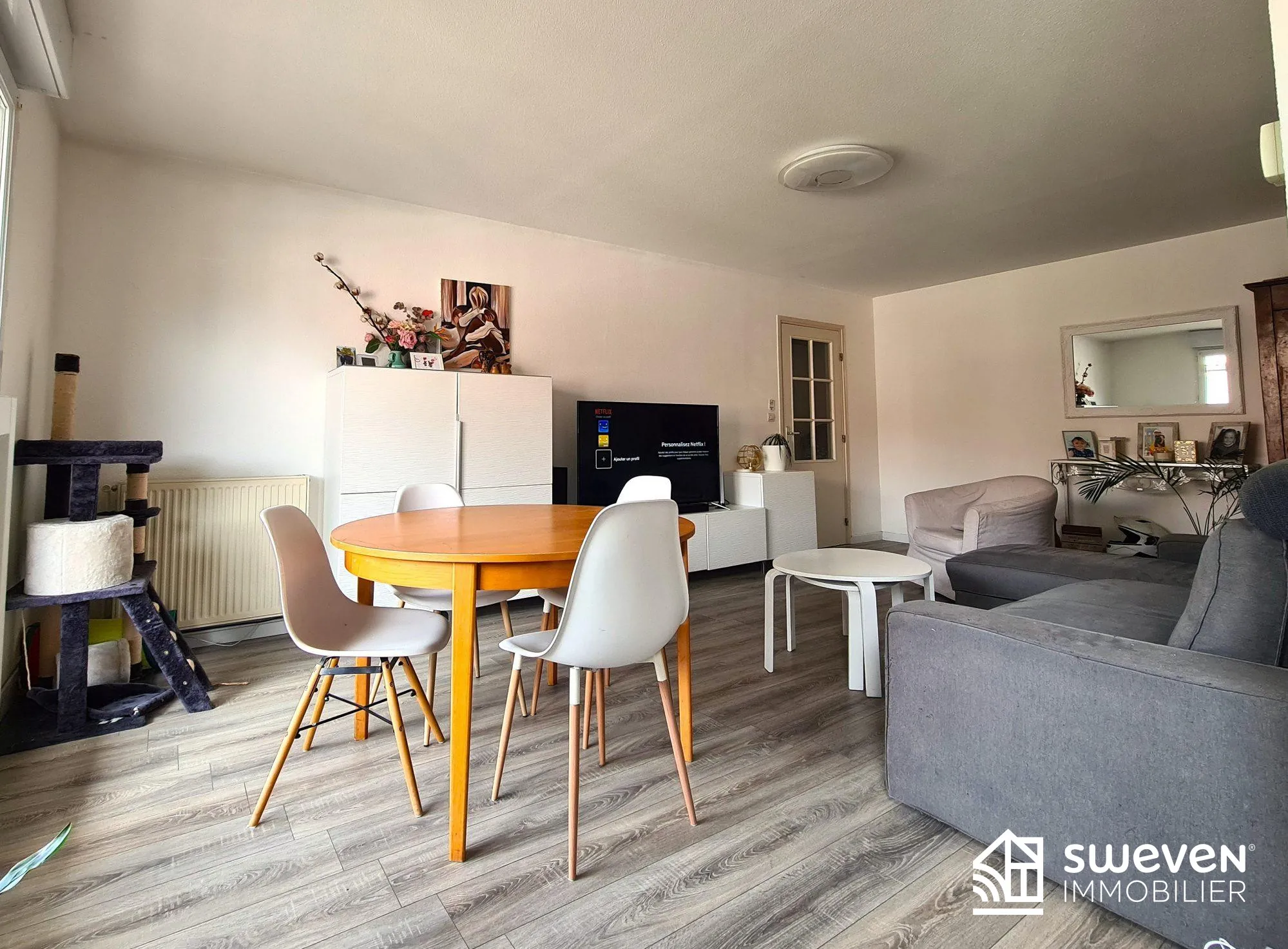 Appartement T3 lumineux de 74 m² avec terrasse à Frouzins 