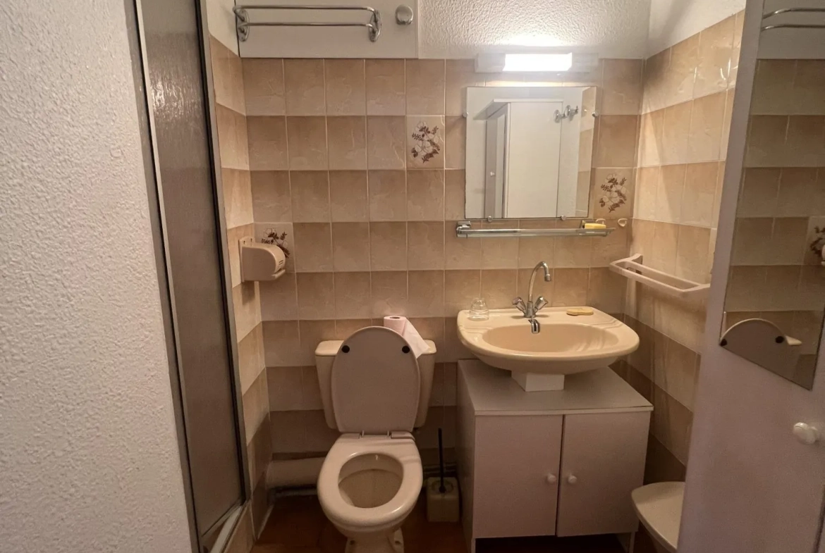 Studio cabine à vendre à Valras-Plage à 100m de la plage 