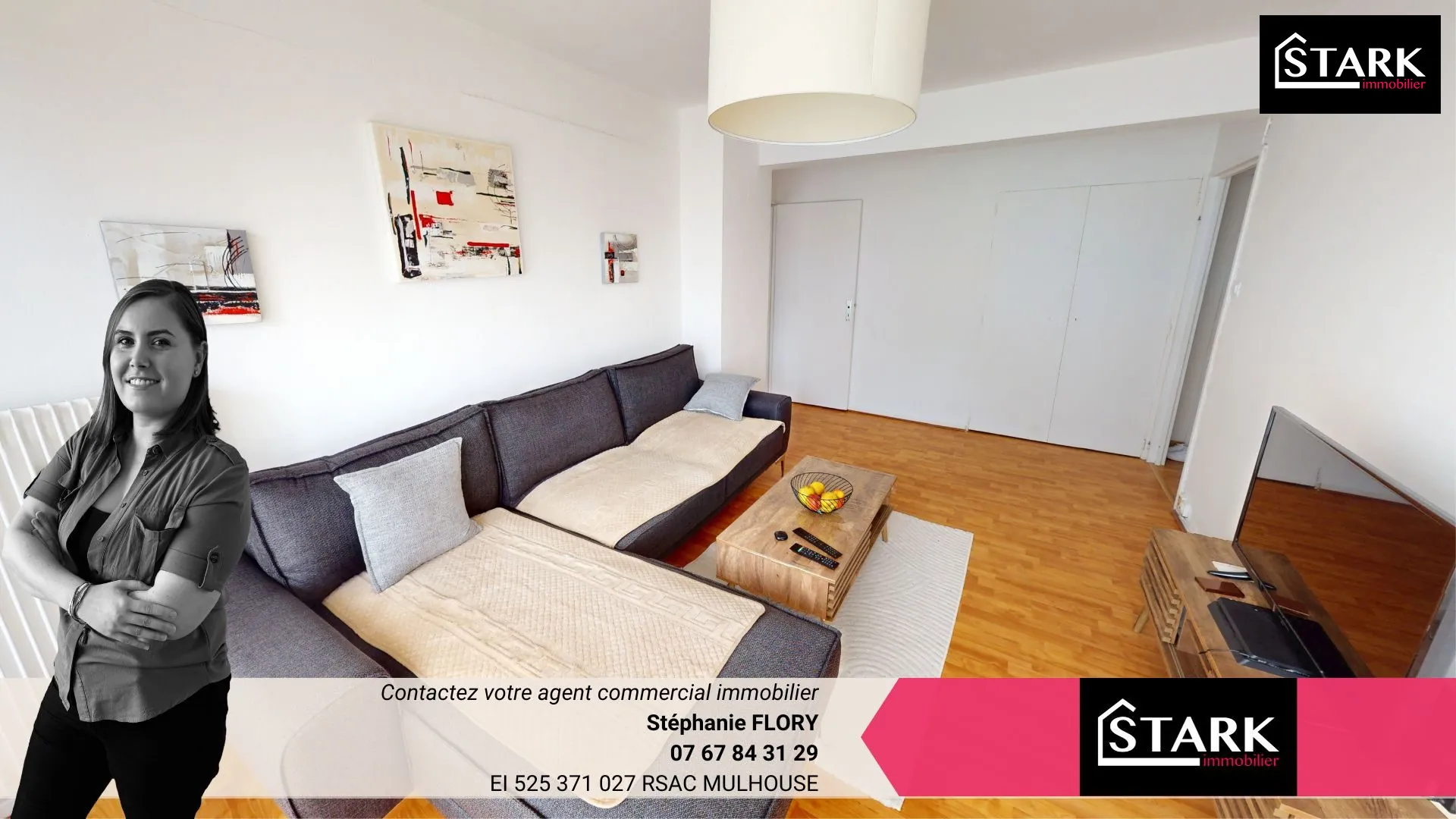 Appartement F3 à Mulhouse, loué, proche centre-ville - Investissez dès maintenant 