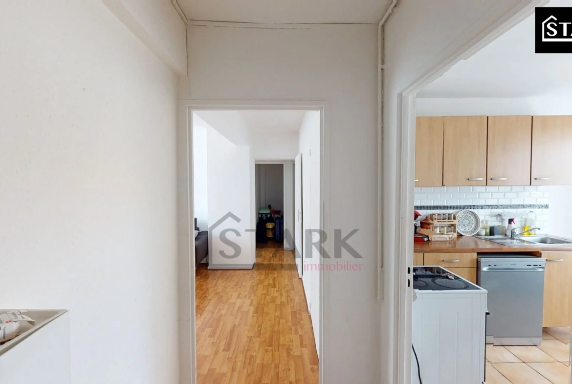 Appartement F3 à Mulhouse, loué, proche centre-ville - Investissez dès maintenant 