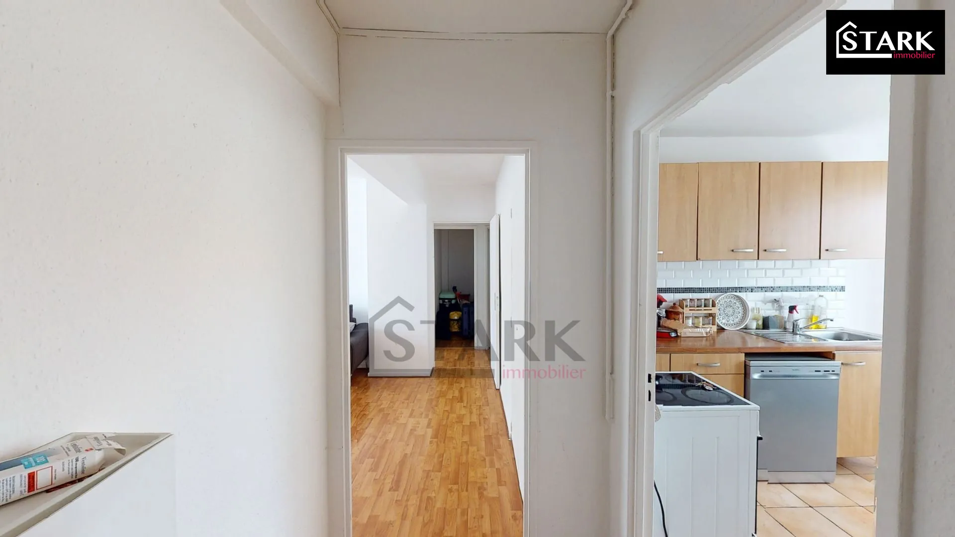 Appartement F3 à Mulhouse, loué, proche centre-ville - Investissez dès maintenant 