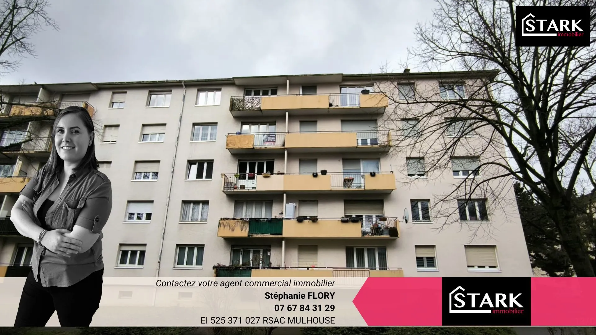 Appartement F3 à Mulhouse, loué, proche centre-ville - Investissez dès maintenant 