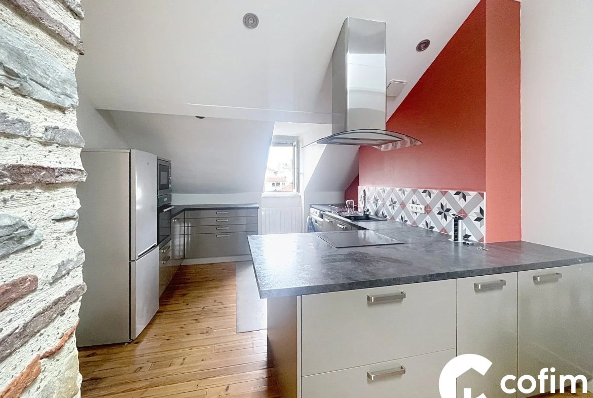 Appartement 2 pièces rénové avec vue sur Pyrénées à Pau 