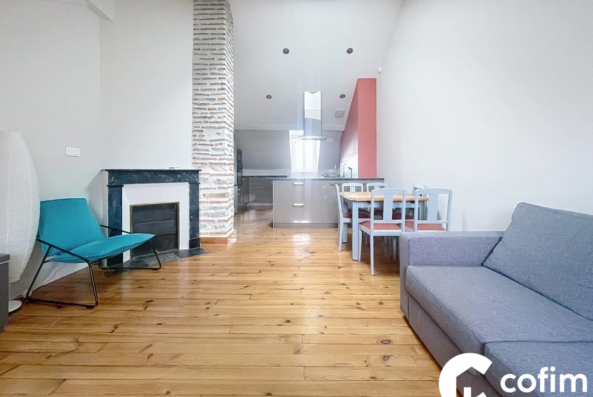 Appartement 2 pièces rénové avec vue sur Pyrénées à Pau 