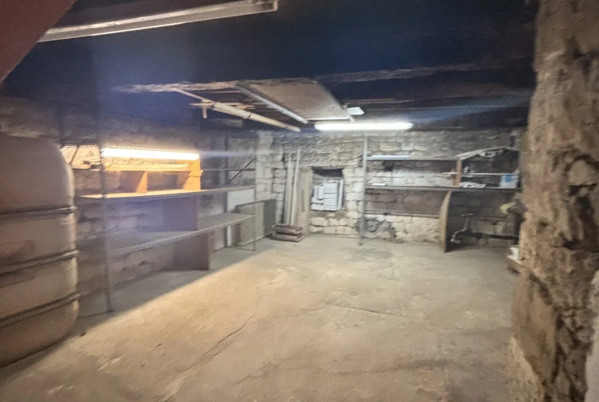 Atelier/garage avec cuve Maison de village en pierre de 162 m² avec terrain à Campagnac, Gaillac à vendre 