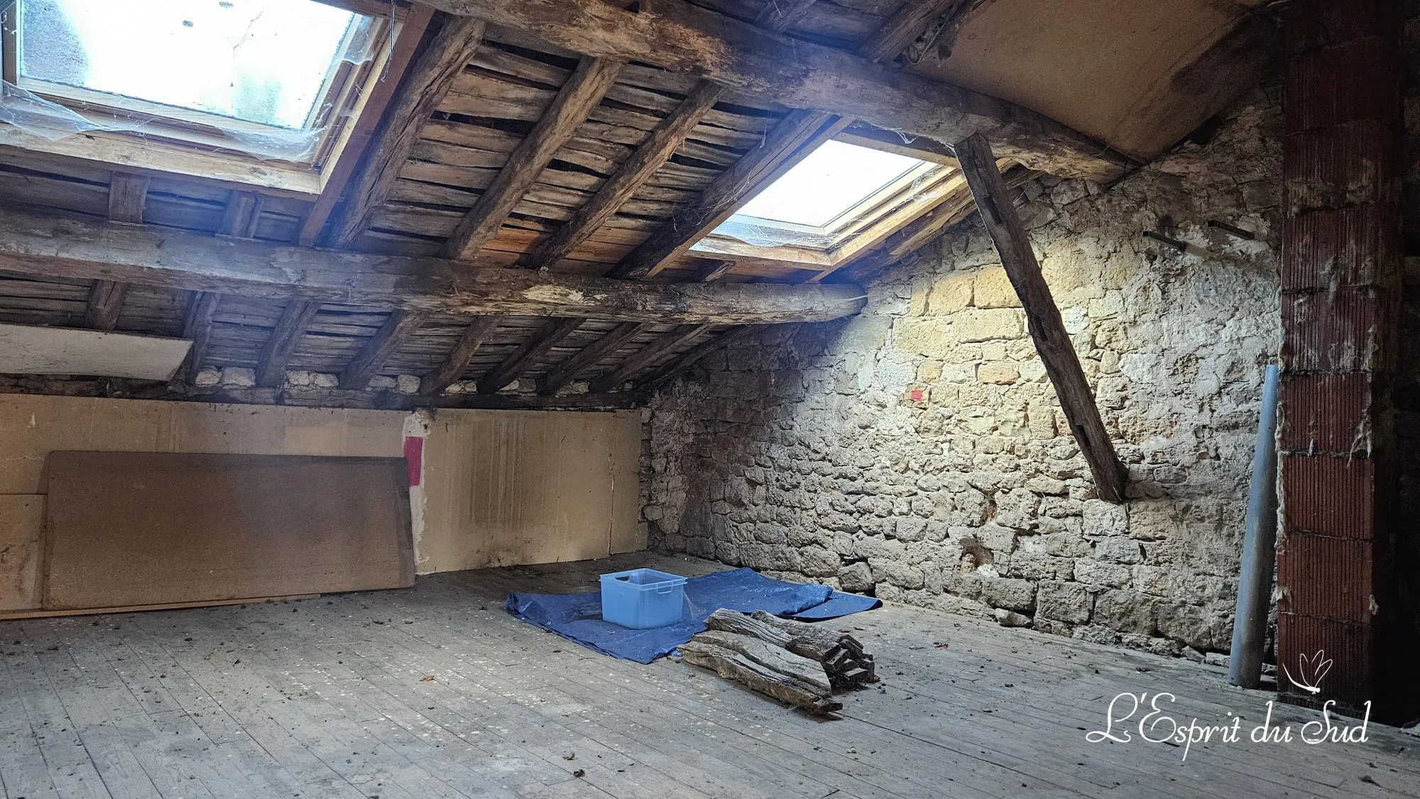 Maison de village en pierre de 162 m² avec terrain à Campagnac, Gaillac à vendre 