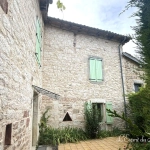 Maison de village en pierre de 162 m² avec terrain à Campagnac, Gaillac à vendre