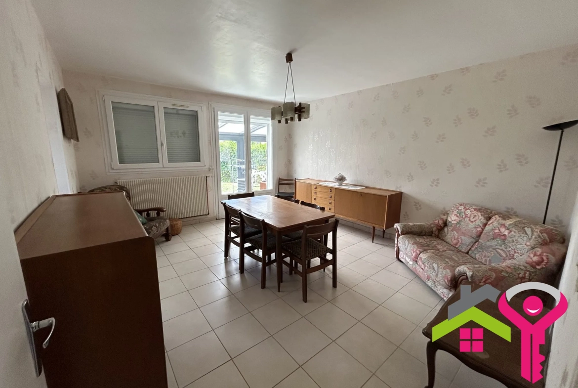 Maison de plain-pied semi-individuelle avec 2 chambres à Lourches 