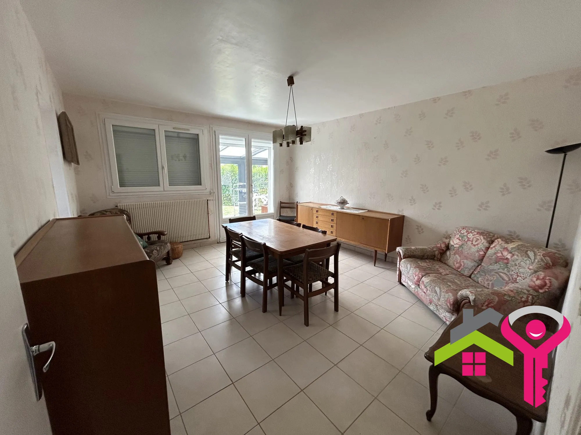 Maison de plain-pied semi-individuelle avec 2 chambres à Lourches 