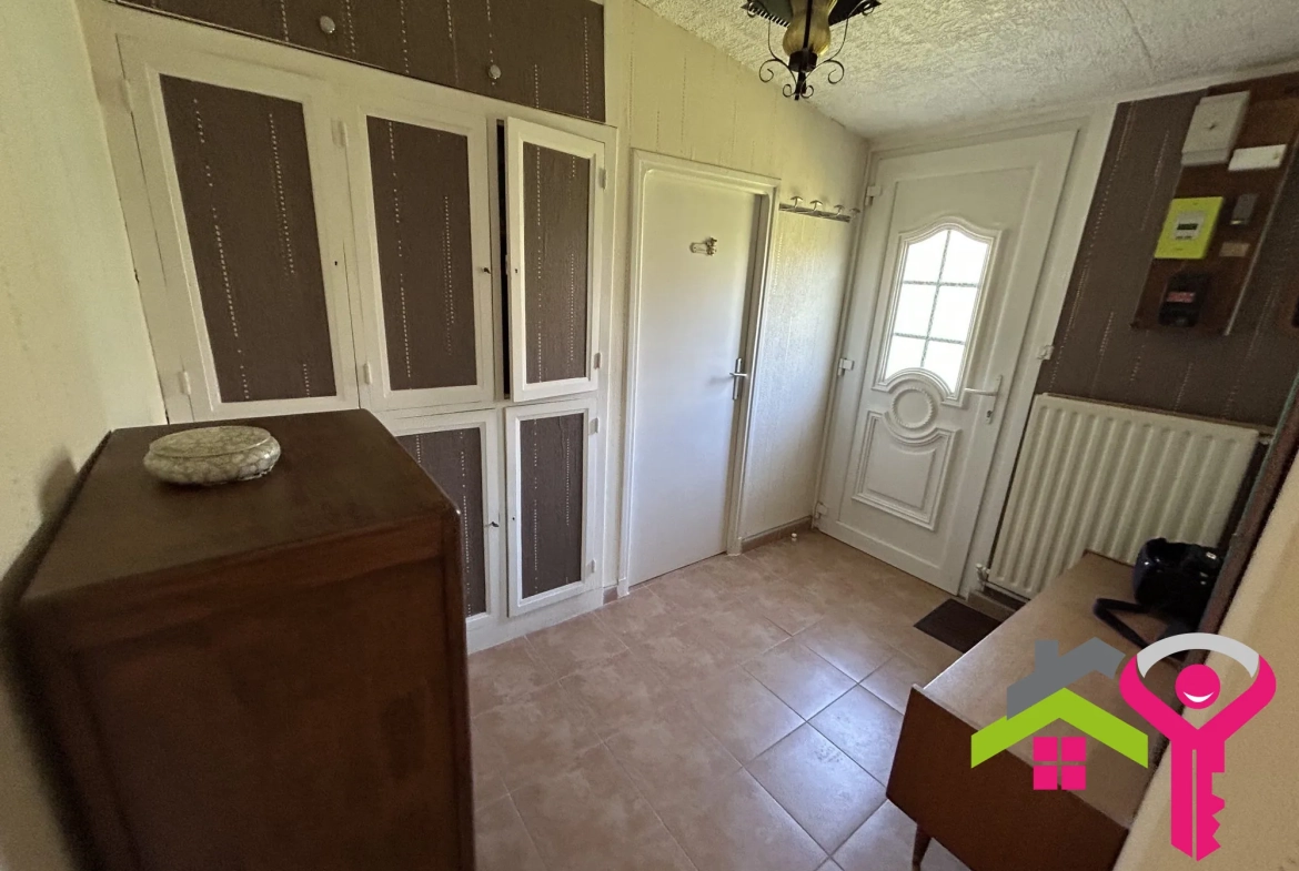 Maison de plain-pied semi-individuelle avec 2 chambres à Lourches 