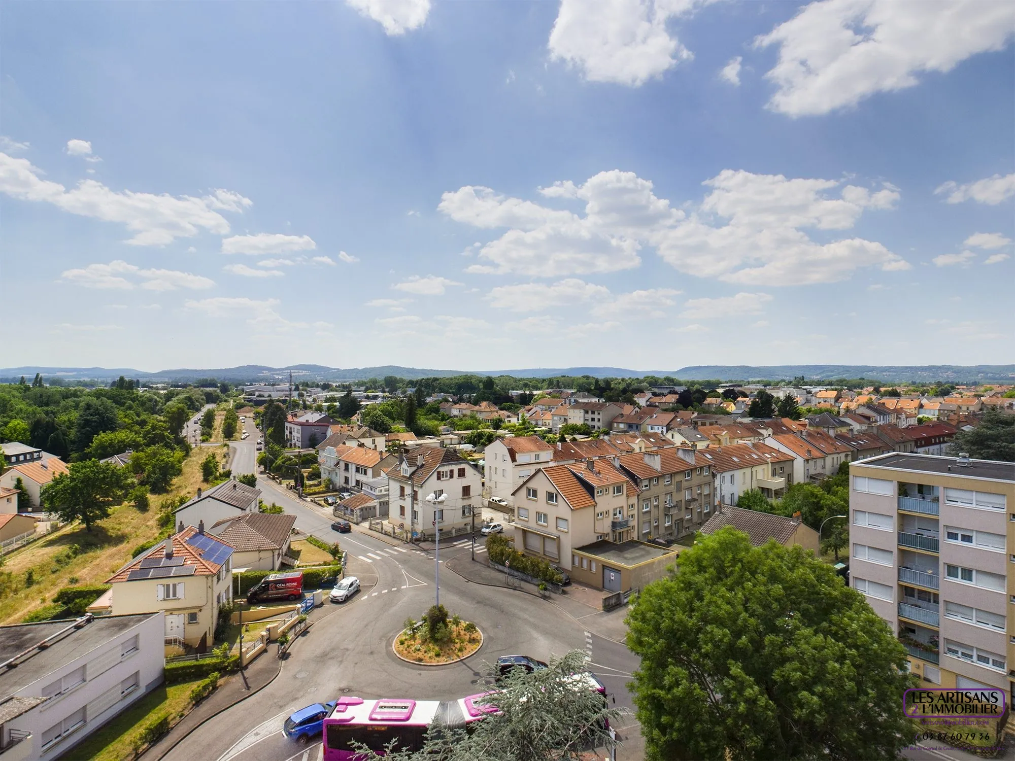 Appartement F4 avec balcon et vue panoramique à Montigny-lès-Metz 