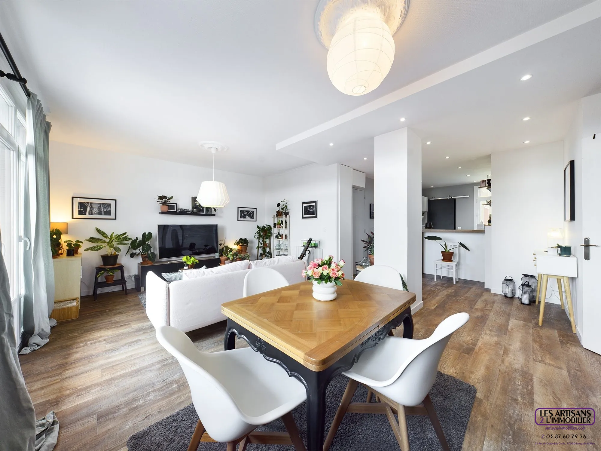 Appartement F4 avec balcon et vue panoramique à Montigny-lès-Metz 