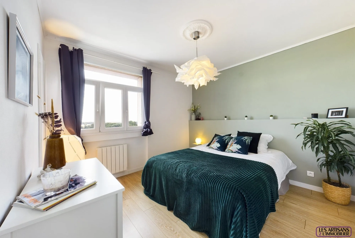 Appartement F4 avec balcon et vue panoramique à Montigny-lès-Metz 