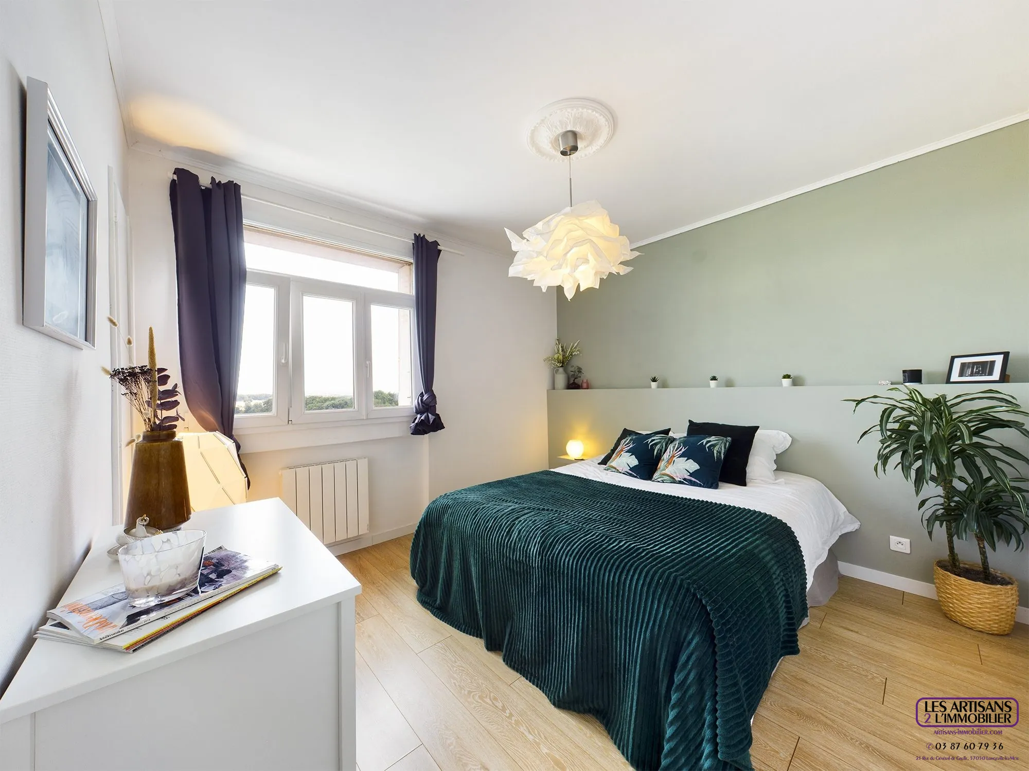 Appartement F4 avec balcon et vue panoramique à Montigny-lès-Metz 
