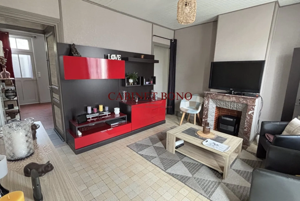 Maison semi-mitoyenne à Tergnier de 84 m² à vendre, investissement locatif 