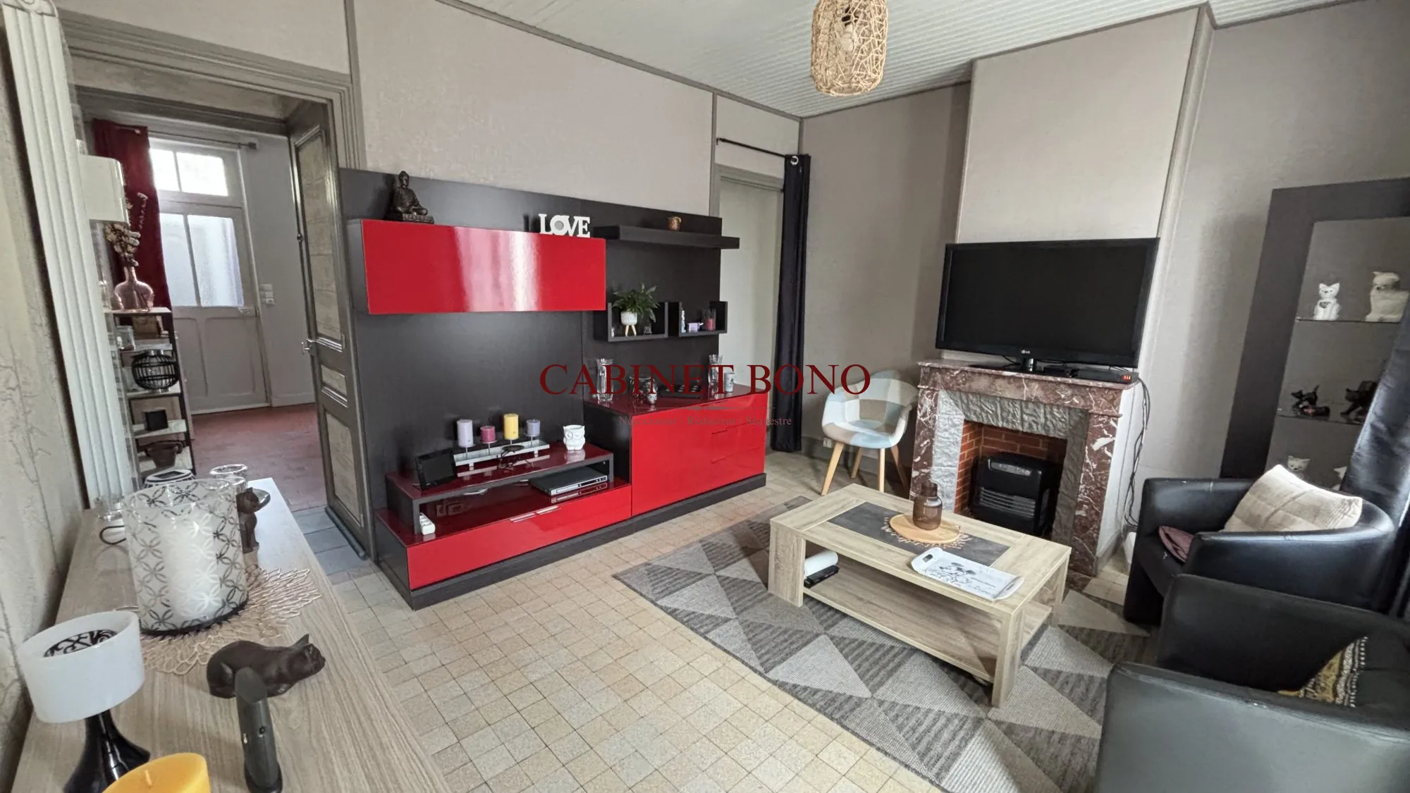 Maison semi-mitoyenne à Tergnier de 84 m² à vendre, investissement locatif 