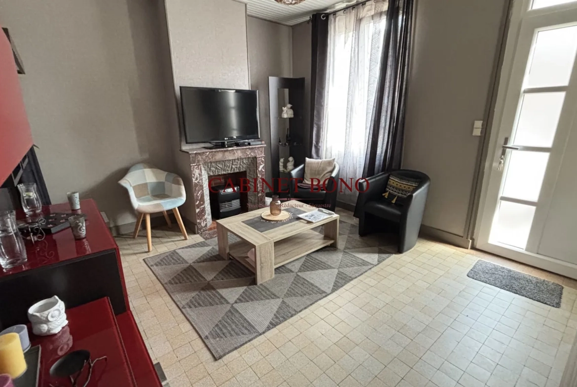 Maison semi-mitoyenne à Tergnier de 84 m² à vendre, investissement locatif 