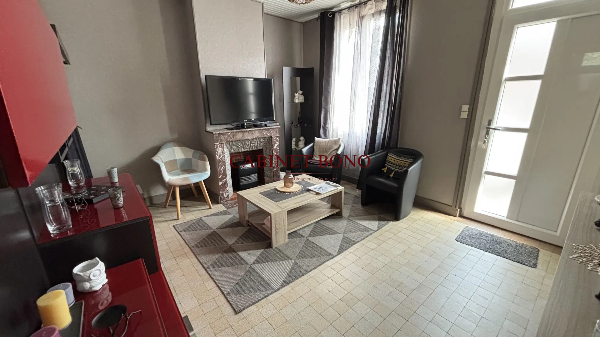 Maison semi-mitoyenne à Tergnier de 84 m² à vendre, investissement locatif 