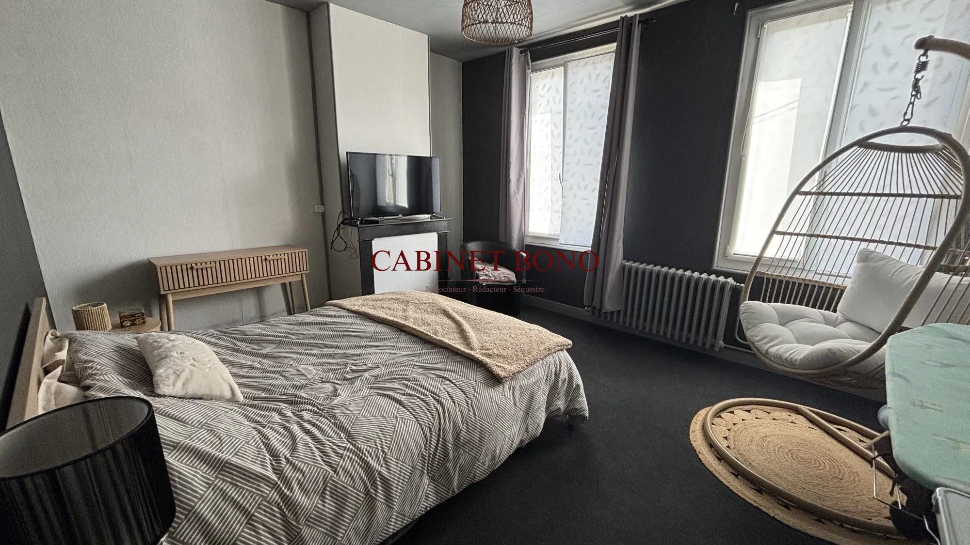 Maison semi-mitoyenne à Tergnier de 84 m² à vendre, investissement locatif 
