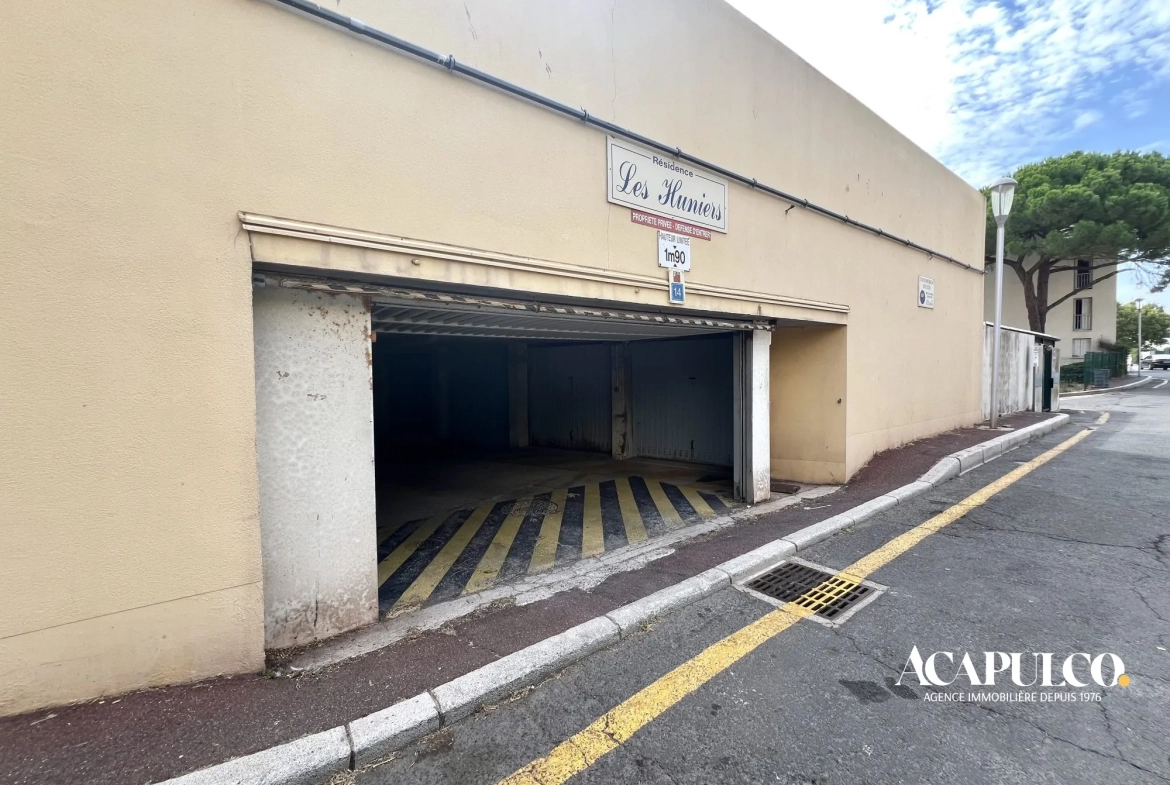 Garage à vendre au Cap d'Agde - 13m² dans le secteur du Môle 