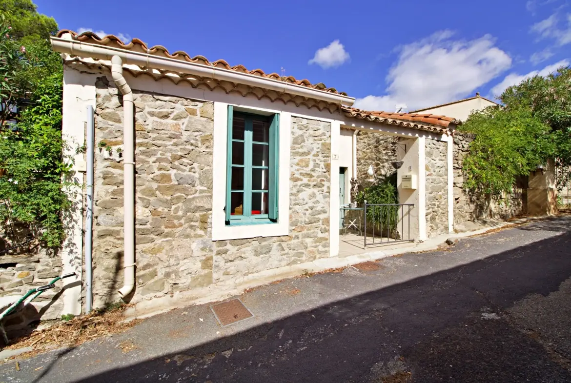 Belle maison en pierre avec vue exceptionnelle et jardin à Escales 