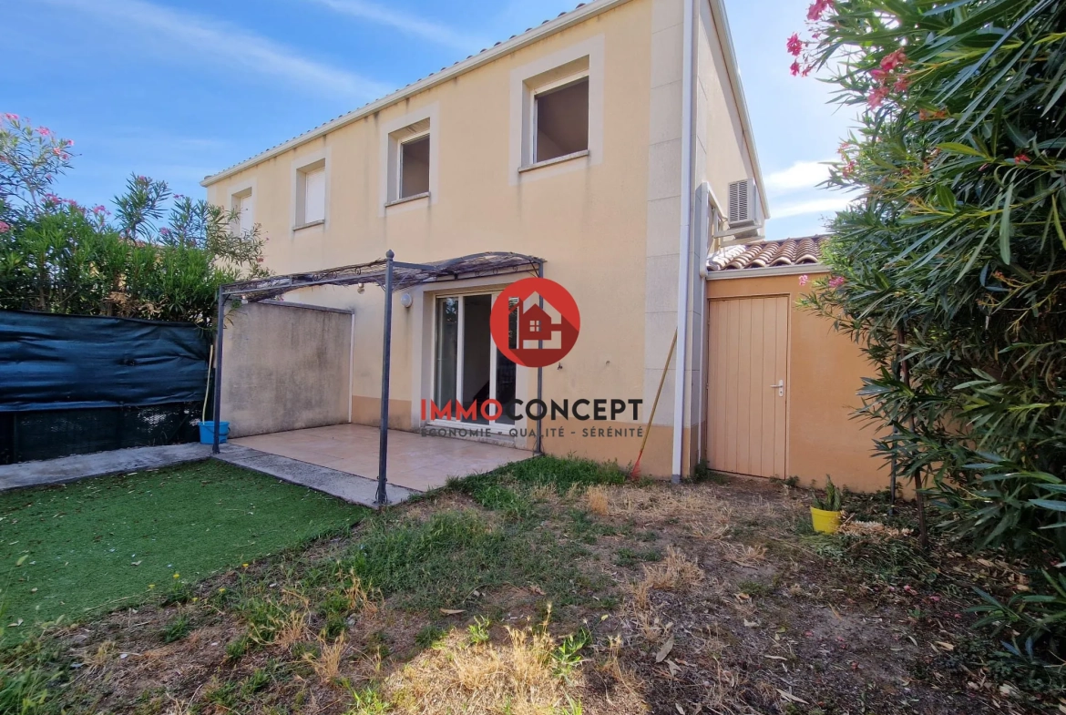 Maison T4 avec jardin et garage à Pont-Saint-Esprit, sécurité et calme assurés 
