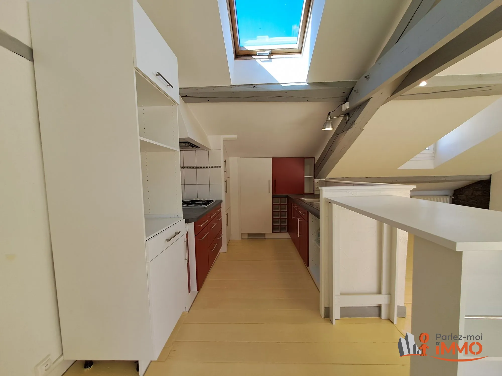 Magnifique appartement traversant de 69m² avec terrasse à Saint-Étienne 