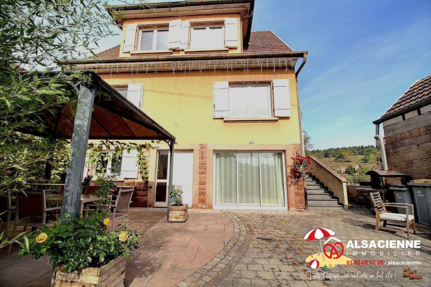 Appartement F2 en Rez-de-Chaussée à Villé avec Terrasse 