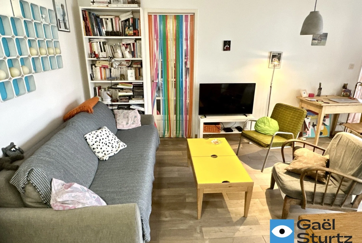 Appartement 2 pièces avec terrasse en vente à Strasbourg proche gare 