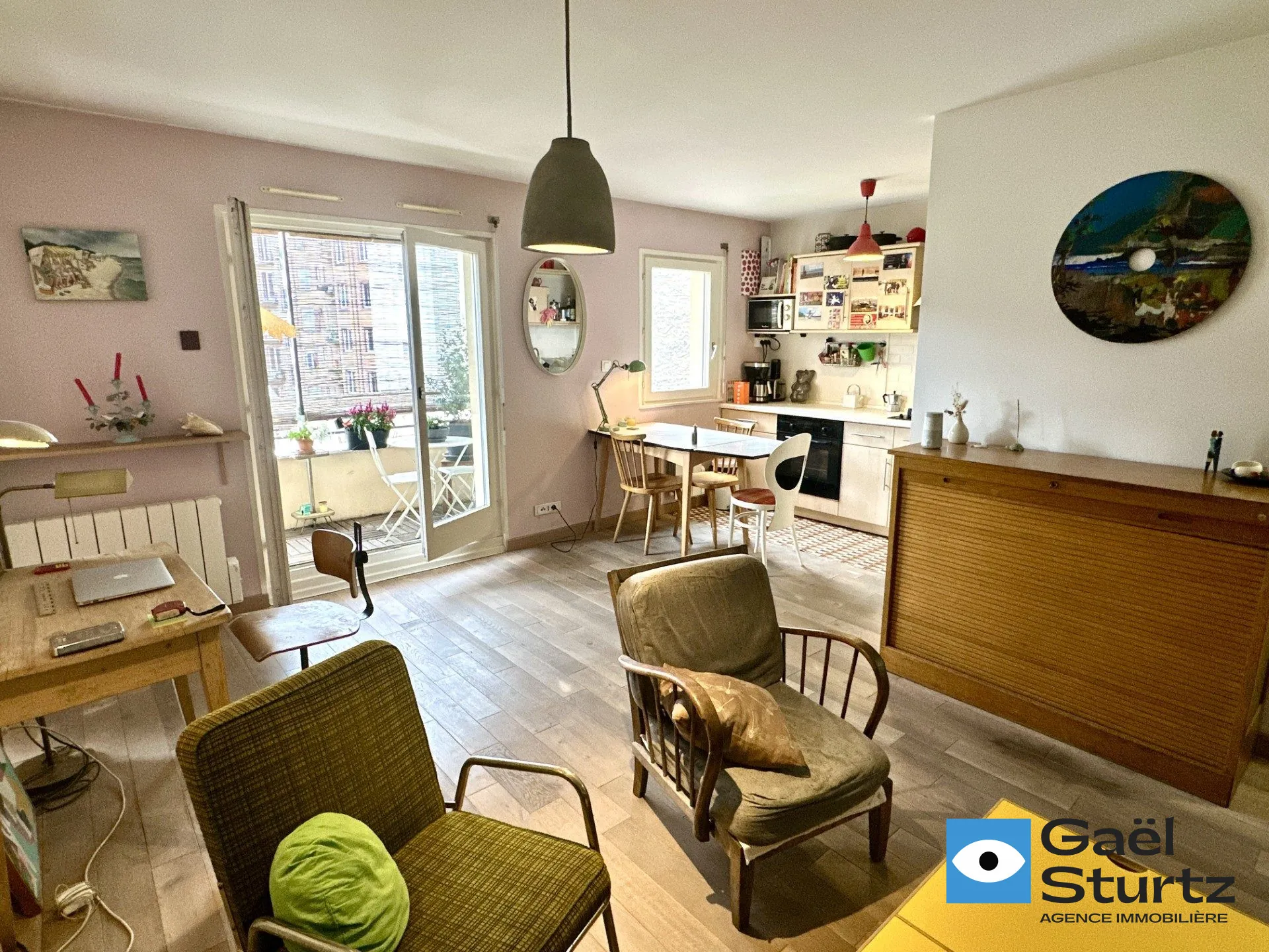 Appartement 2 pièces avec terrasse en vente à Strasbourg proche gare 