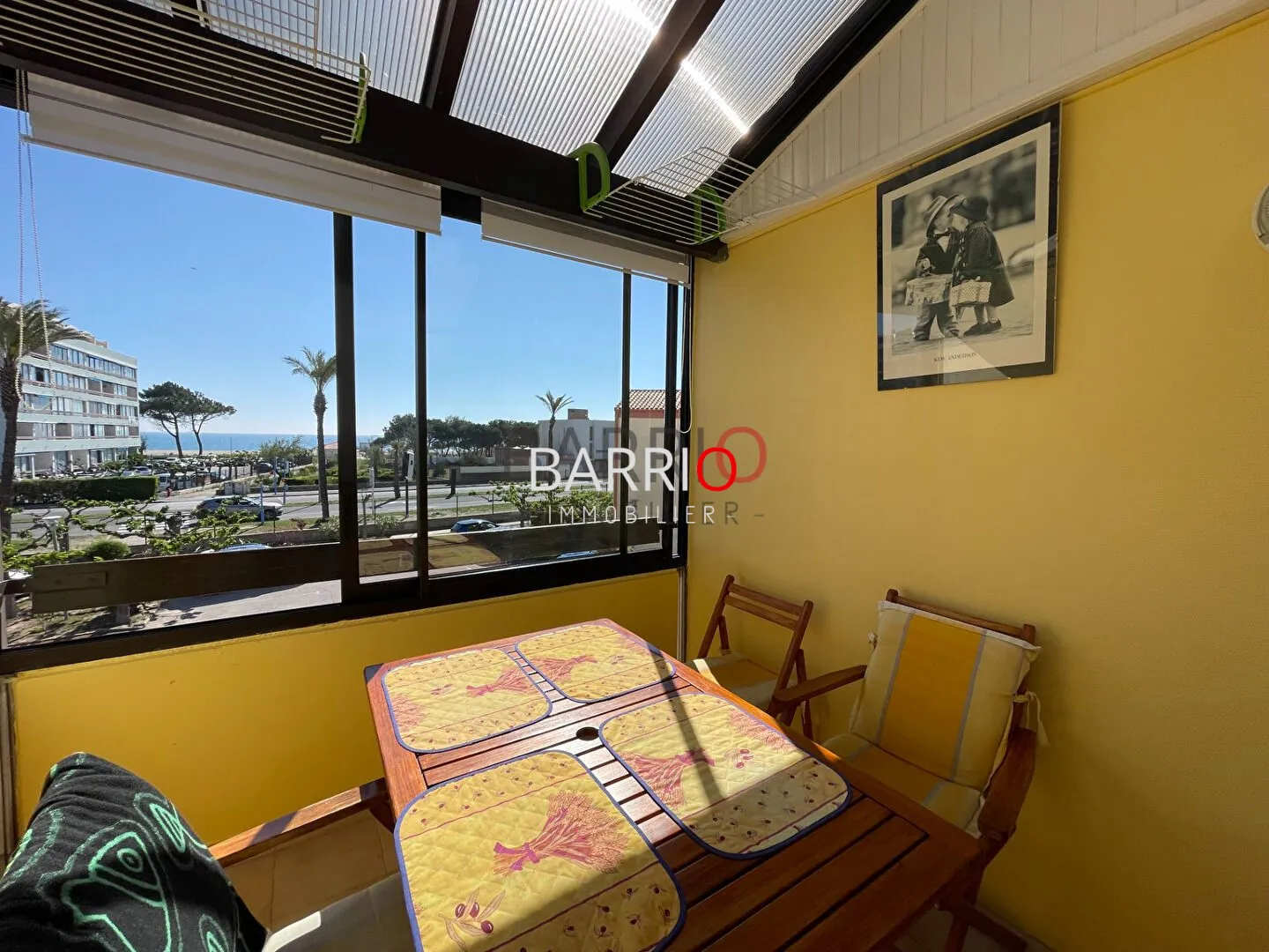 Charmant appartement T2 cabine avec vue mer à Saint-Cyprien à 150 m de la plage 