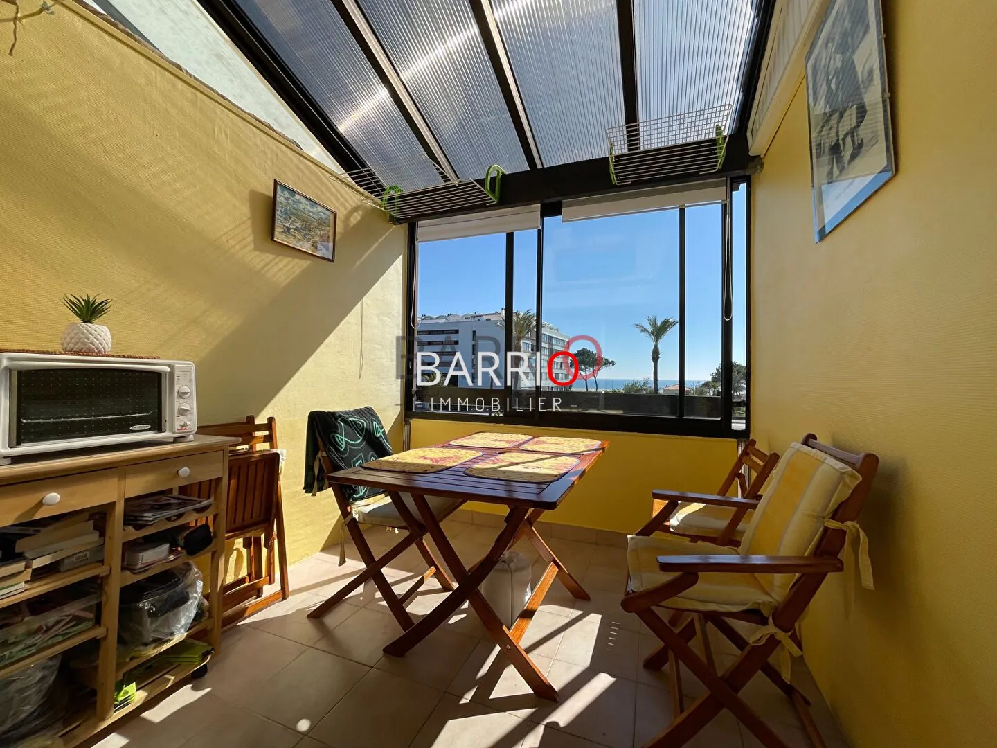 Charmant appartement T2 cabine avec vue mer à Saint-Cyprien à 150 m de la plage 