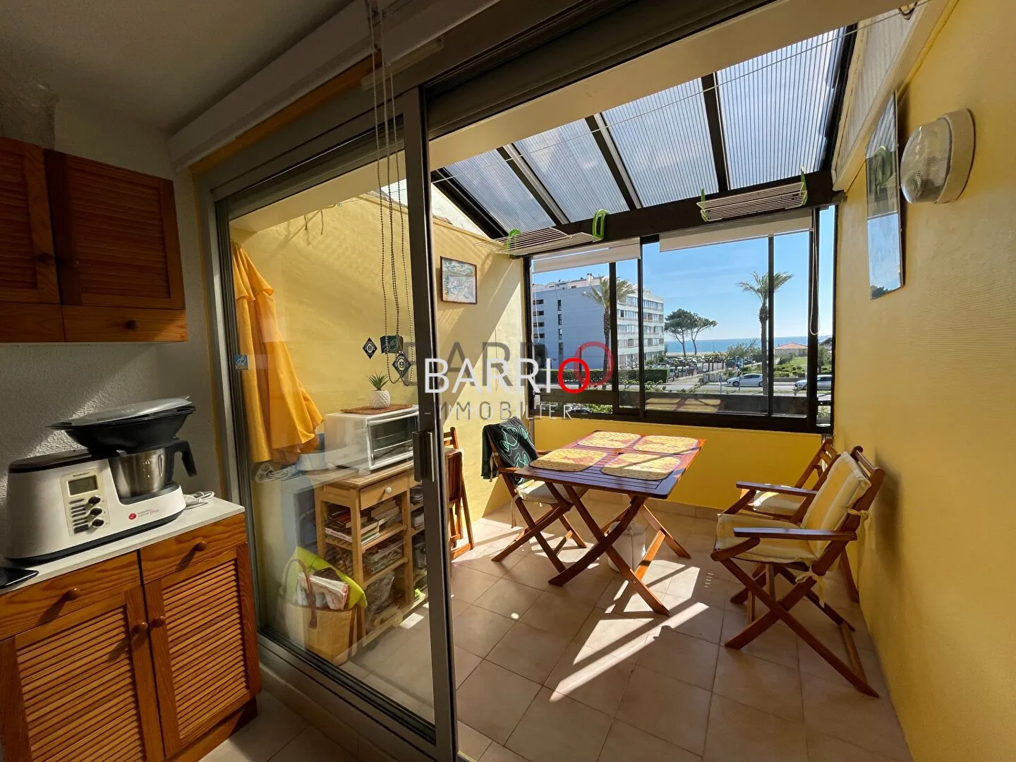 Charmant appartement T2 cabine avec vue mer à Saint-Cyprien à 150 m de la plage 