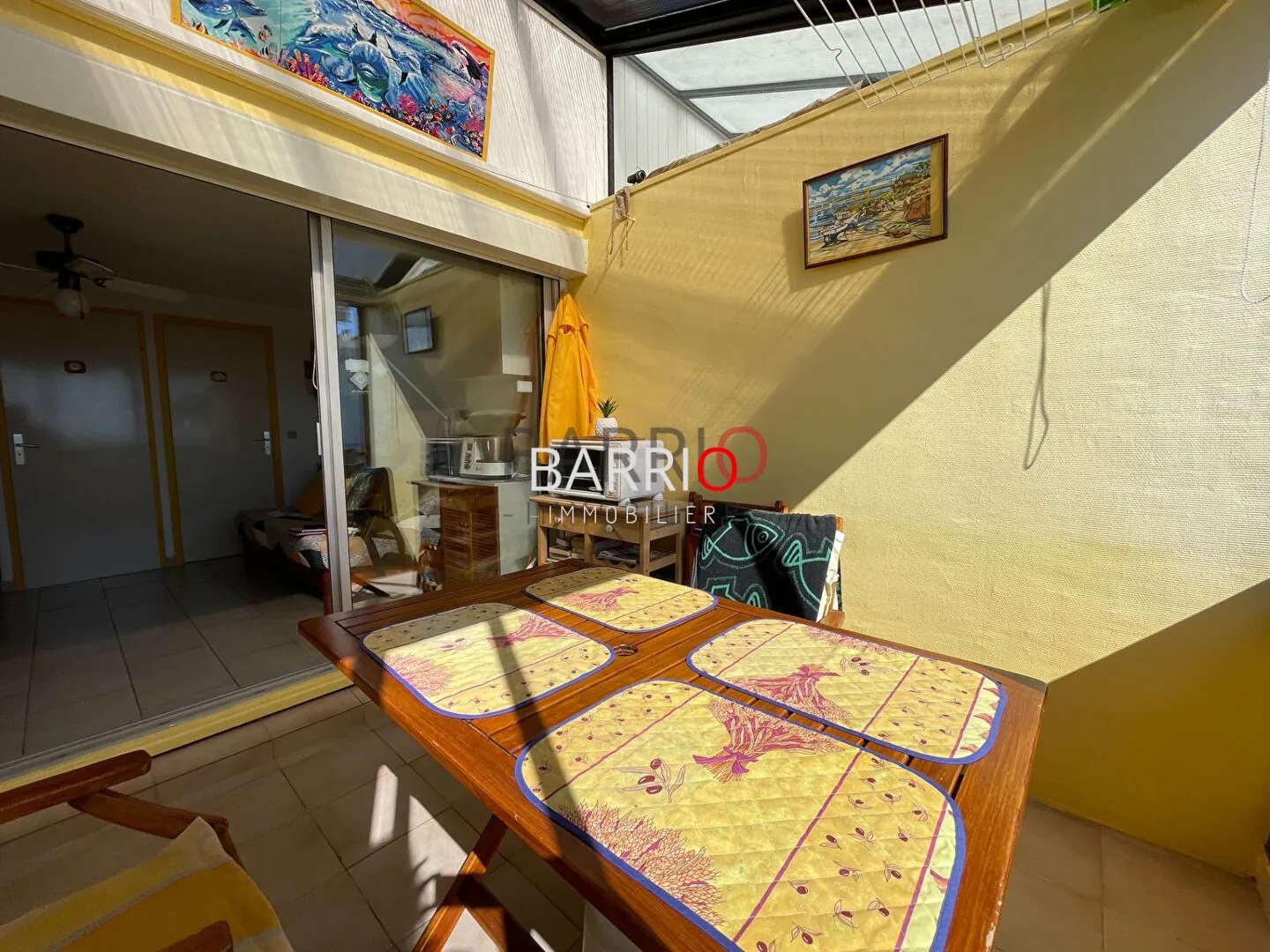 Charmant appartement T2 cabine avec vue mer à Saint-Cyprien à 150 m de la plage 