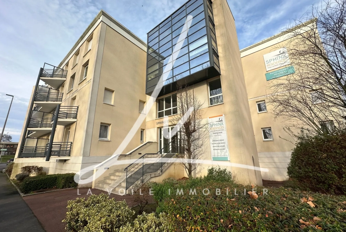 Studio meublé à vendre à Caen, proximité campus et commodités, bon rendement 