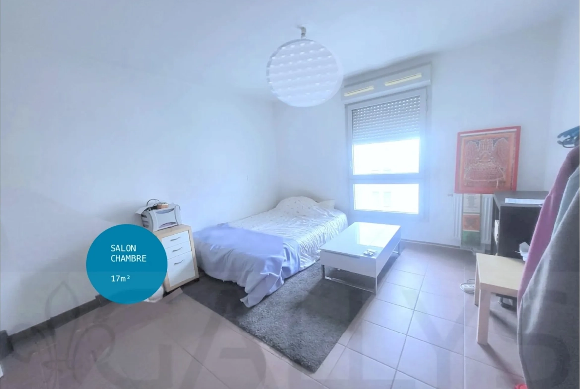 Studio de 24 m² à vendre à Toulouse, secteur Ancely, proximité Blagnac et Purpan 