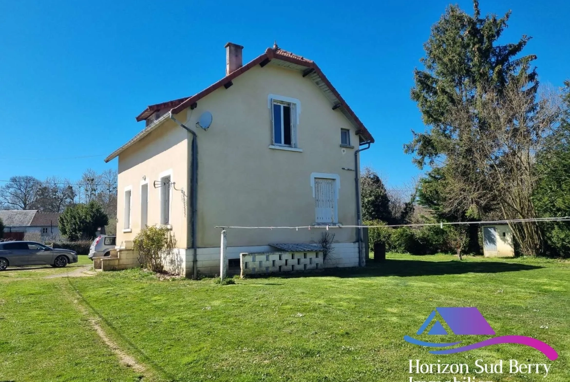 maison Maison de campagne à rénover avec grand jardin à Nouziers, Creuse 