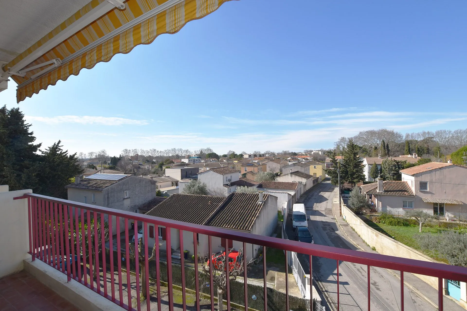 Balcon  Appartement 78 m² à Nîmes avec parking et cave au Clos d'Orville 