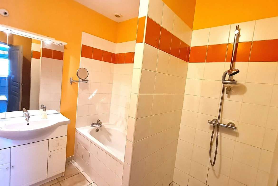 Appartement duplex T3 lumineux avec jardin à Saint-Étienne 