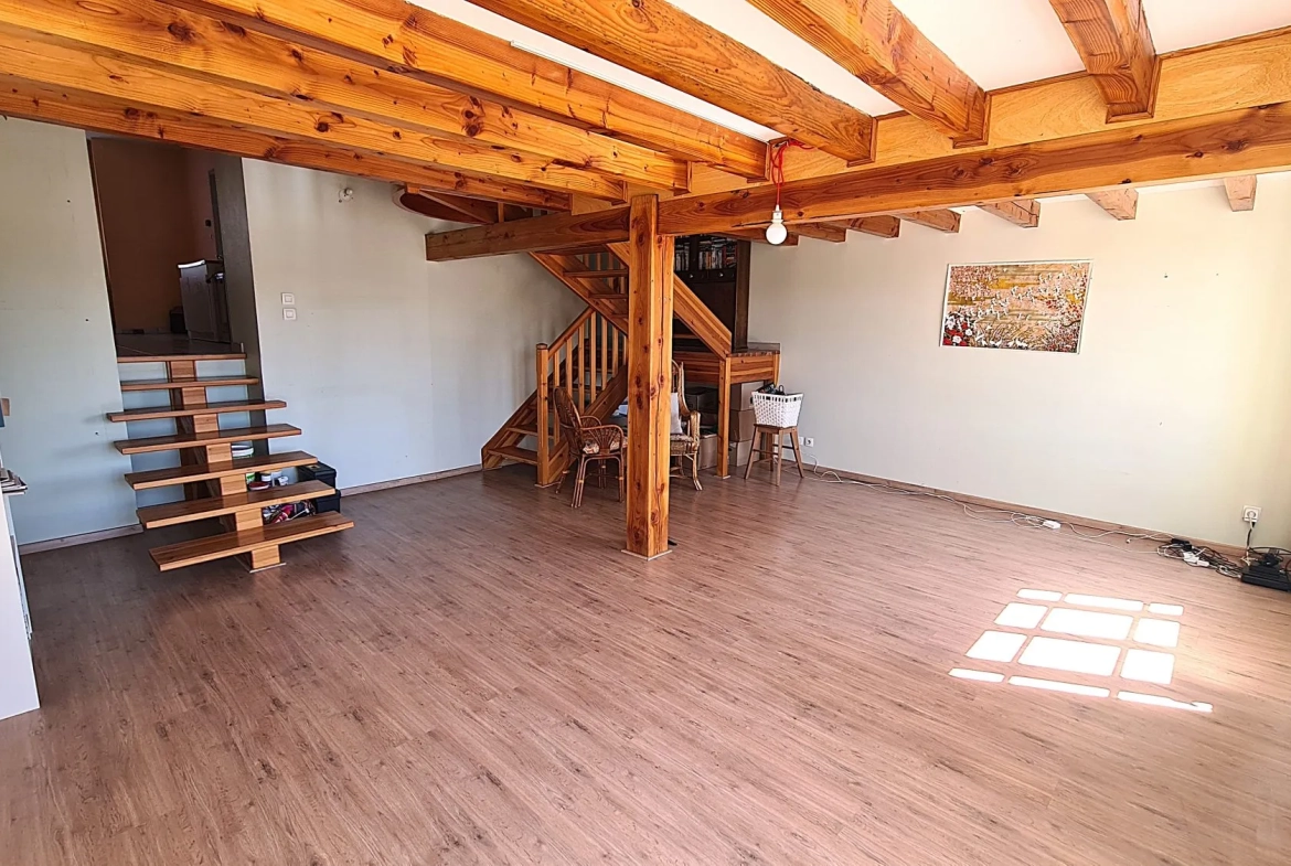 Appartement duplex T3 lumineux avec jardin à Saint-Étienne 